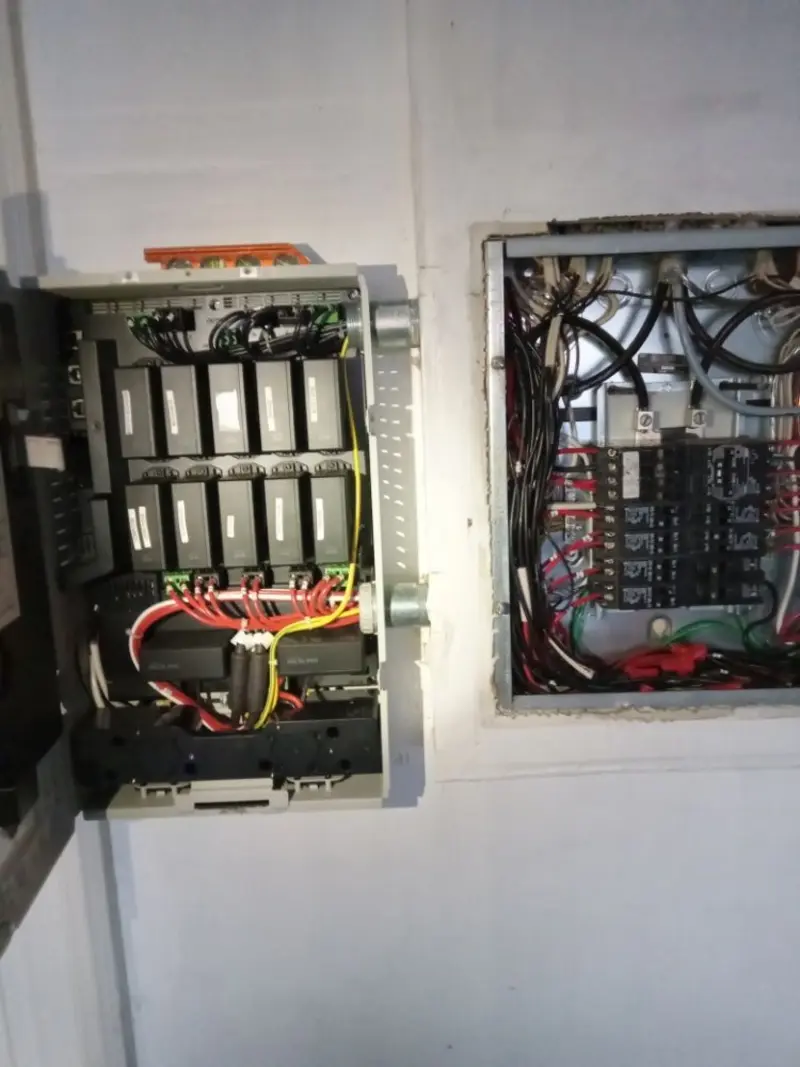 Electrical panel upgrade completed for Indoor Lighting Installation in Morrow